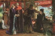 Dante Gabriel Rossetti The First Anniversary of the Death of Beatrice France oil painting artist